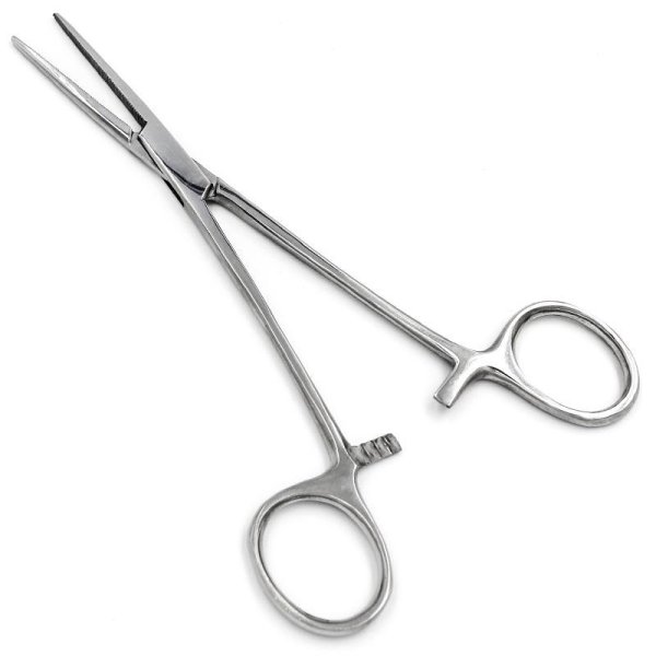 Затискач Більрот (Billroth) прямий, 160 мм, №1, зубчастий