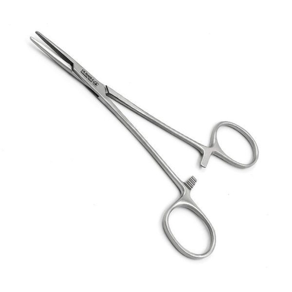 Зажим Халстед-Москит 125 мм, прямой для новорожденных