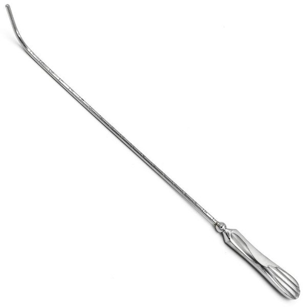 Зонд маточный Симса изогнутый, 290 мм, гинекологический