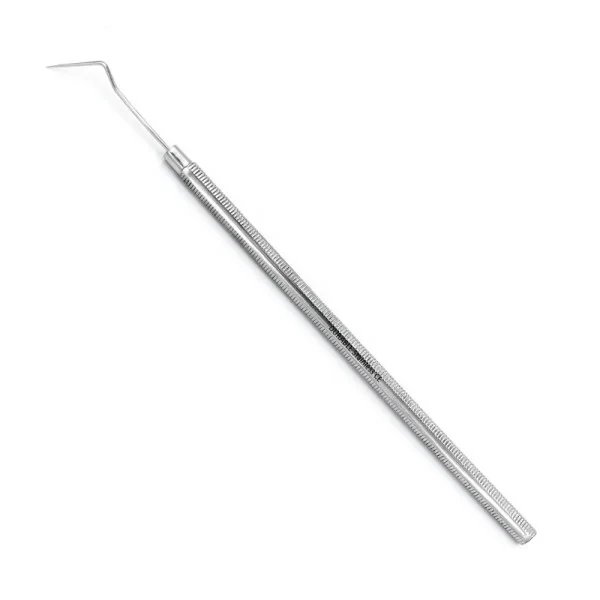 Зонд стоматологічний зігнутий, 16 см.