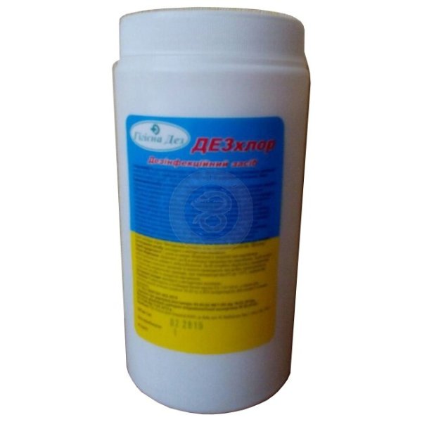 Дезинфицирующее средство Дезхлор, 1кг. в гранулах