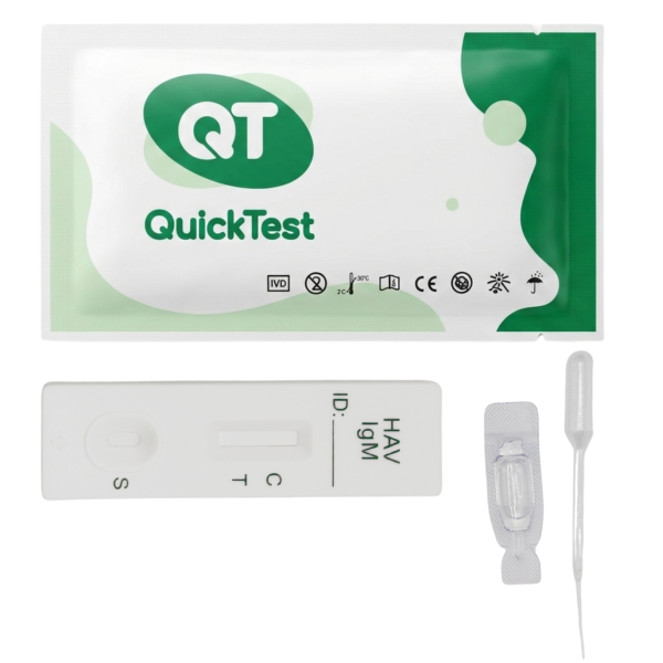 Тест QuickTest для виявлення антитіл гепатиту А IgM, IHA-402