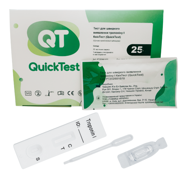 Експрес-тест на Тропонін І QuickTest CTI-402
