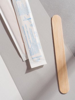 Медицинский шпатель Alexpharm, деревянный, одноразовый, 15 см × 2 см