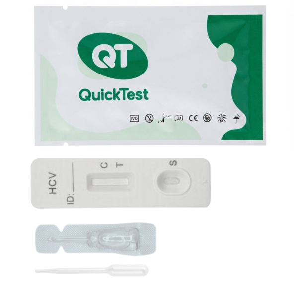 Експрес-тест на гепатит С (HCV) QuickTest IHC-402, 1 шт.