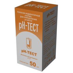 Купить индикаторный тест полоски "PH-Тест" в Medishop.